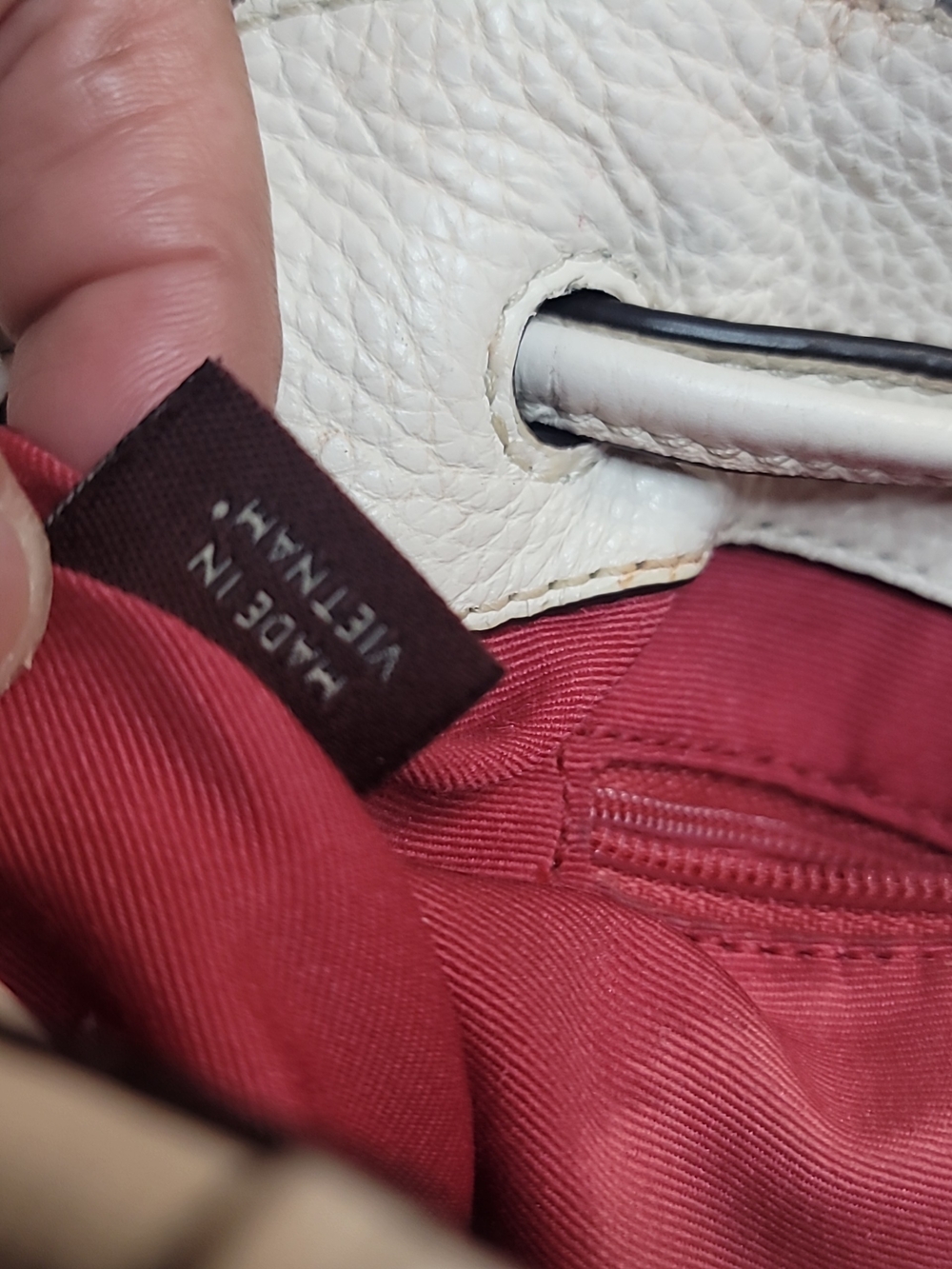 COACH Tea Rose Leather Drawstring Limited Edition Bucket Bag Good Condition 2016 - Picture 12 of 12